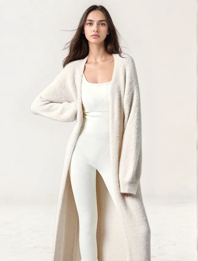 Faith Longline Knit Cashmere cardigan