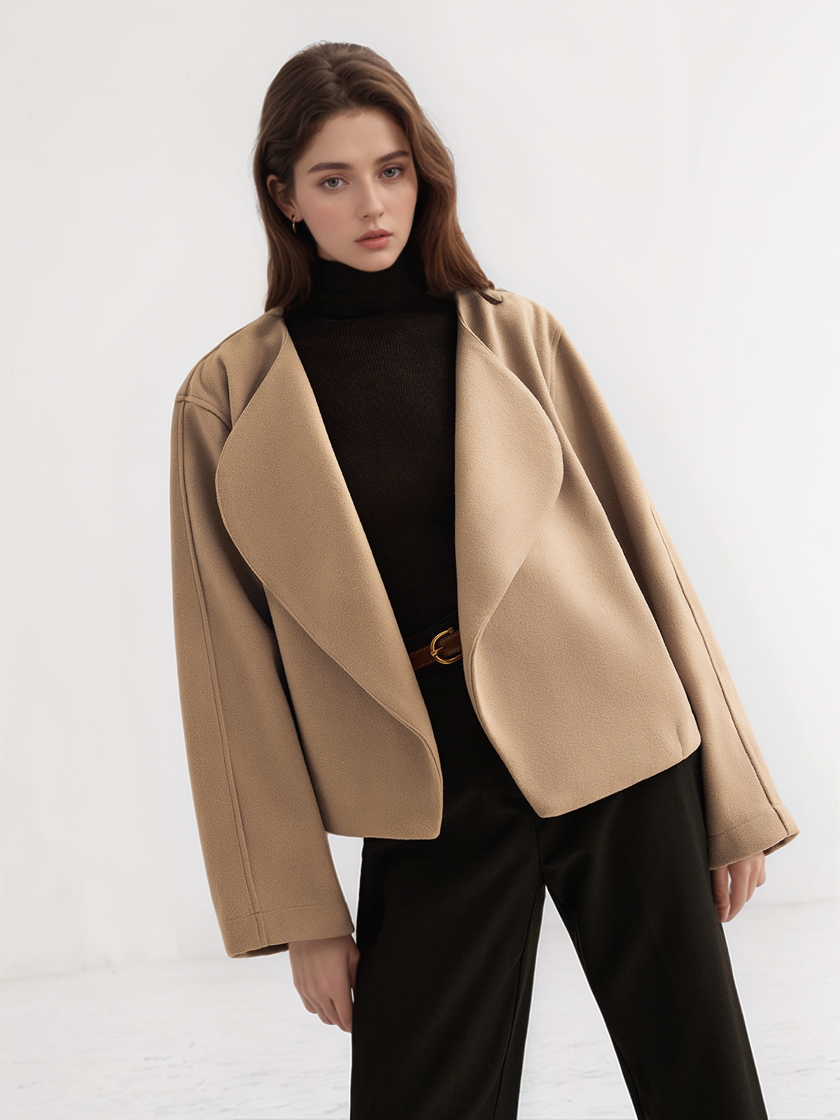 Savannah Plain Lapel Shift Jacket