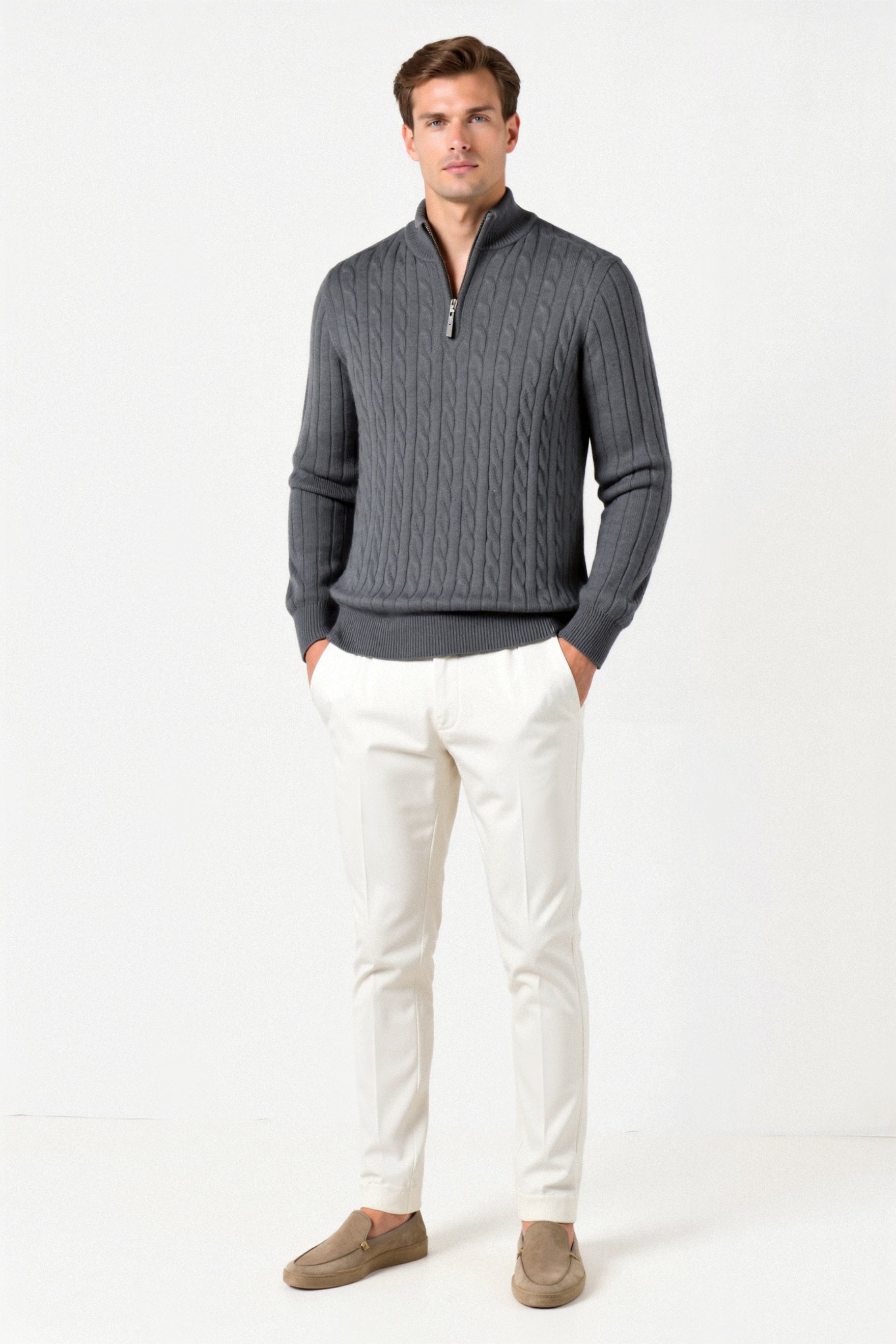 Paul Half Zip-Sweater