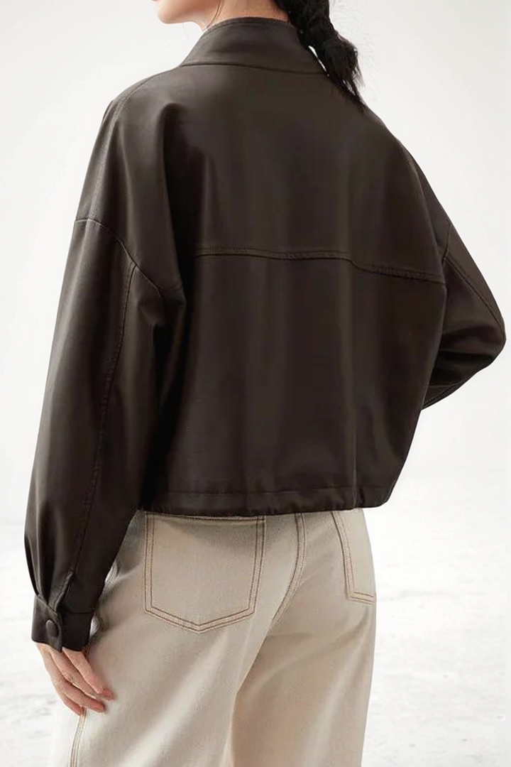 Malieka Biker Crop Jacket