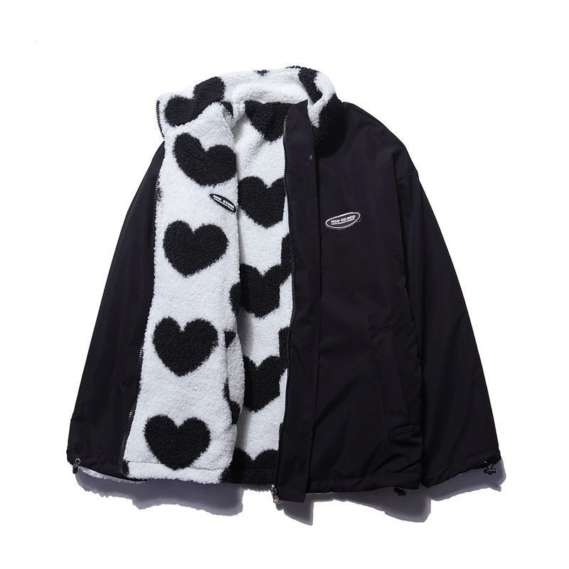 Elle Double-Sided Heart Coat