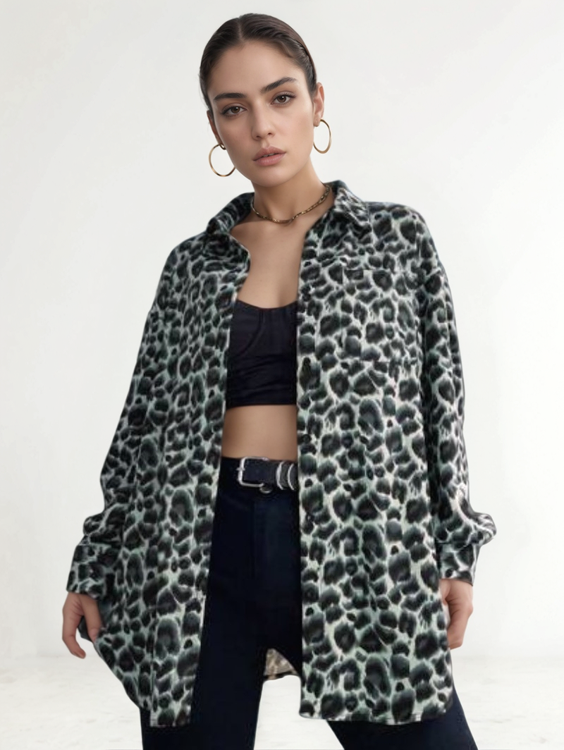 Xena Leopard Print Jacket