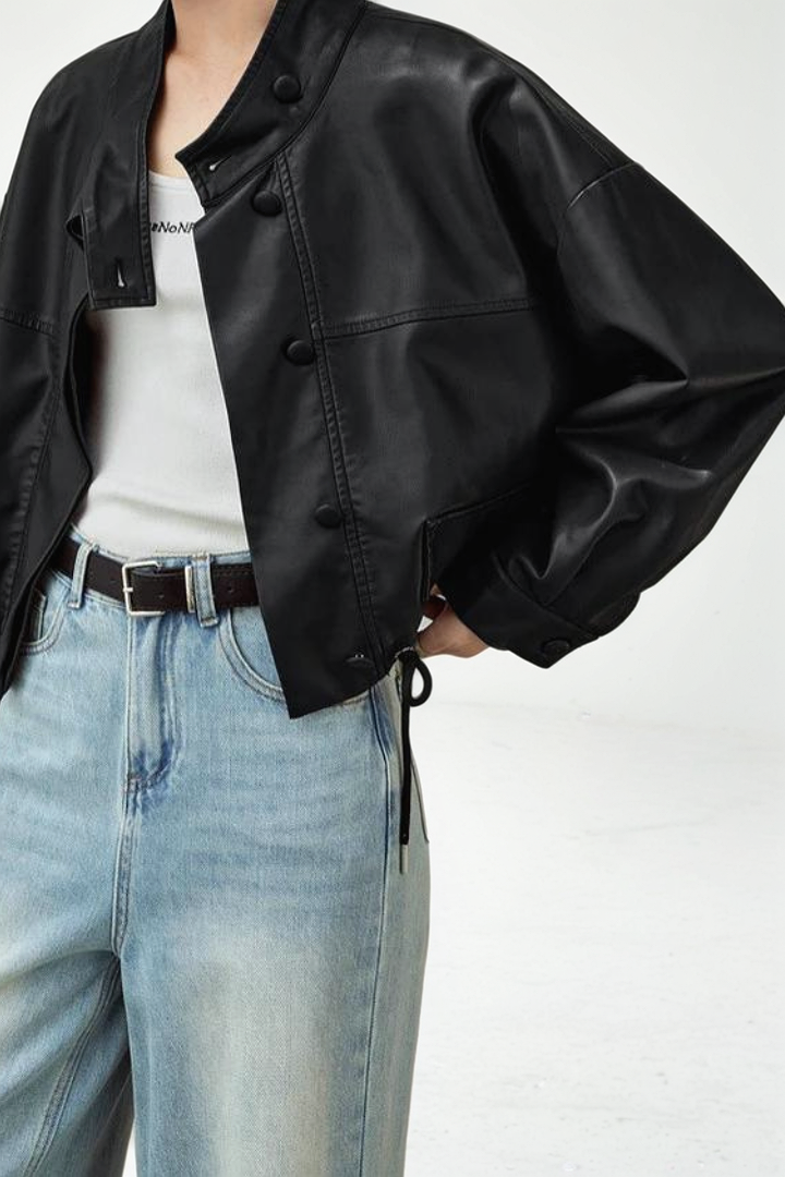 Malieka Biker Crop Jacket