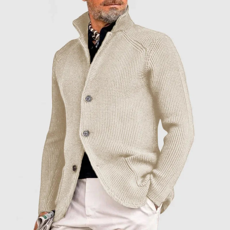 Henry Lapel Knitted Pocket Jacket