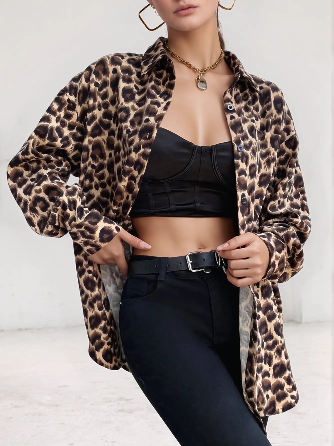 Xena Leopard Print Jacket