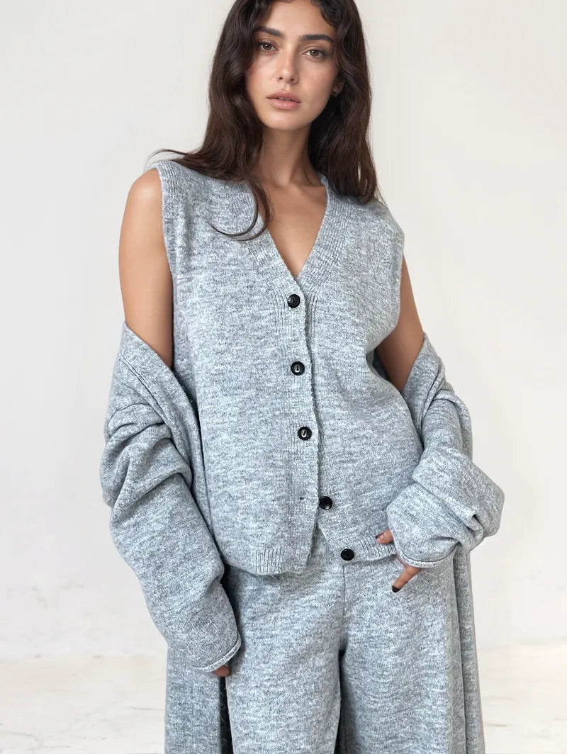 Quinn Knit Three-Piece Set