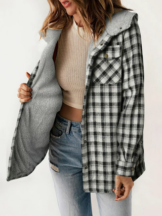 Shelby Hooded fleece coat