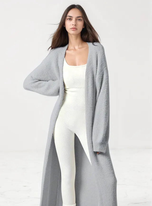 Faith Longline Knit Cashmere cardigan