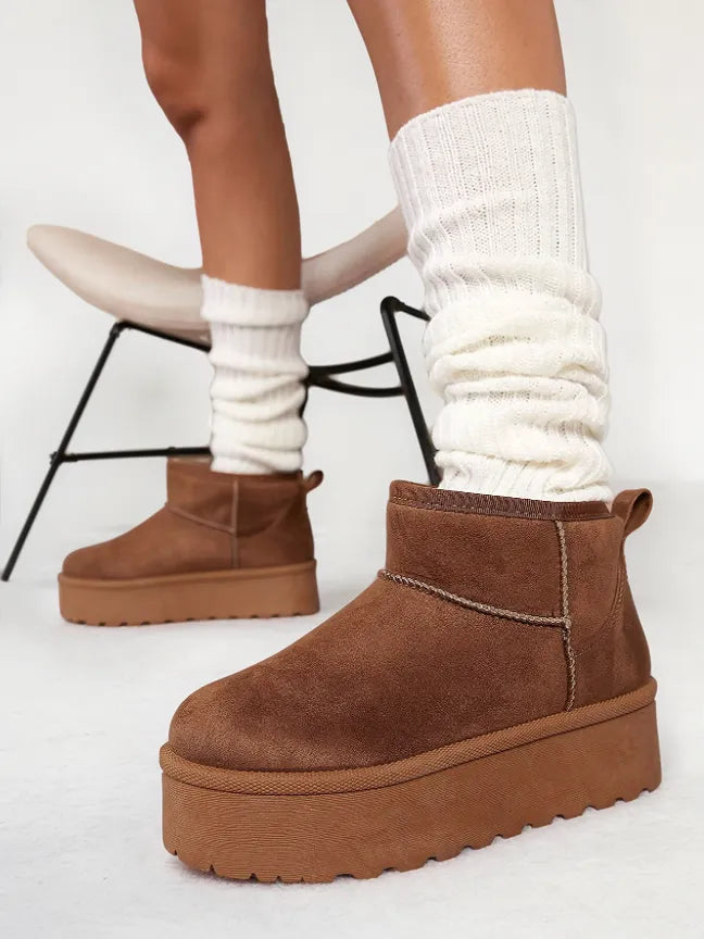 Celeste Flatform Ankle Boots