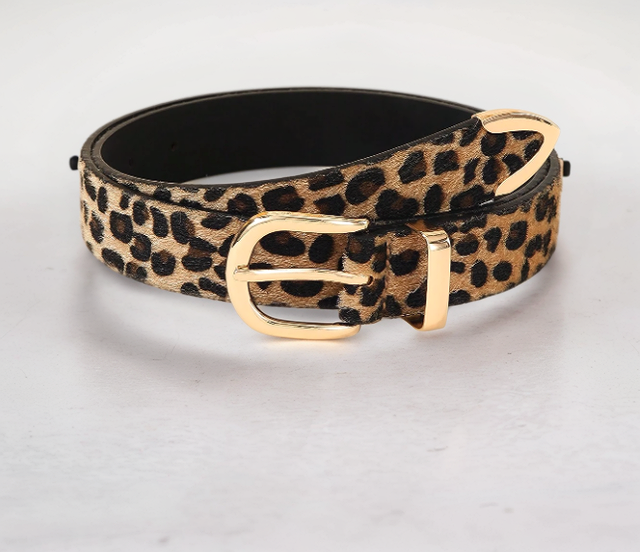 Opal Leopard Fashion Belt