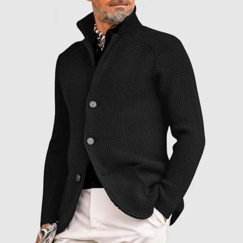 Henry Lapel Knitted Pocket Jacket