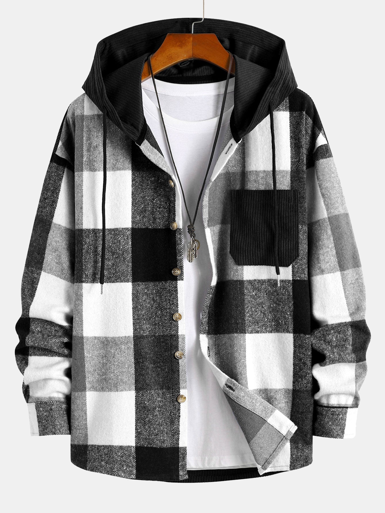 Carter Corduroy Hooded Shirt