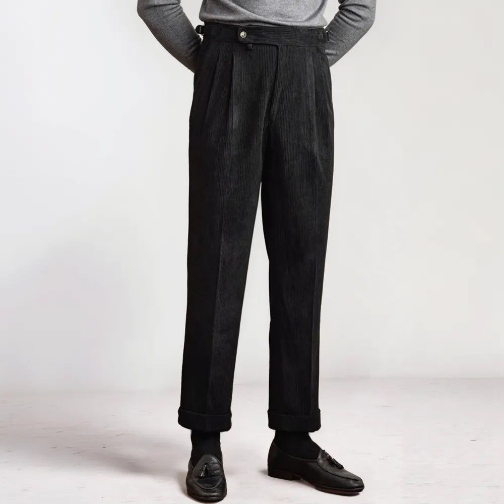 George Corduroy Drape Casual Trousers