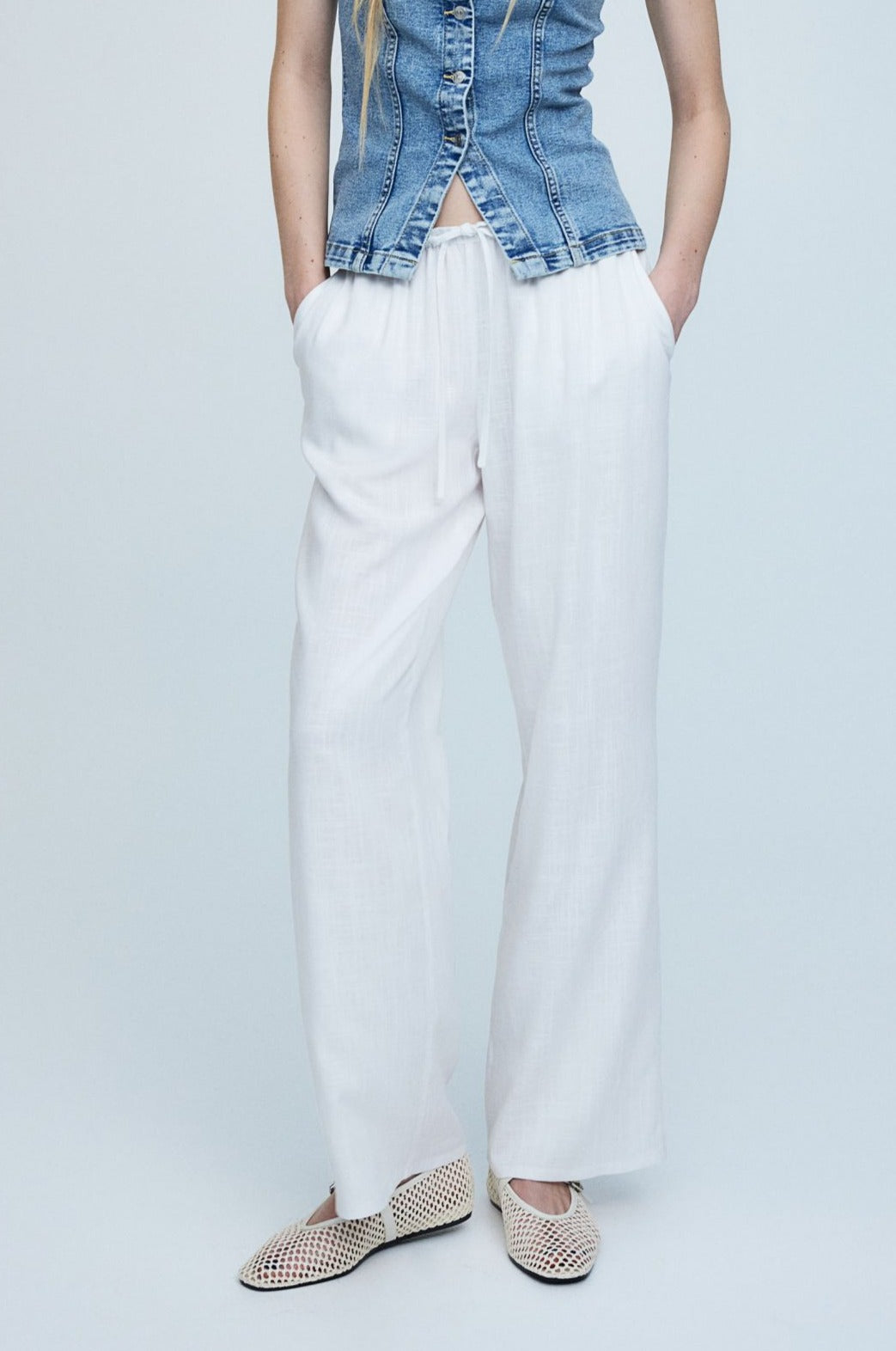 Amara Classic Linen Loose Pants