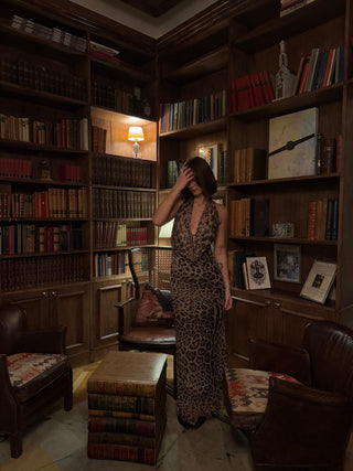 Camilla Leopard Maxi Dress