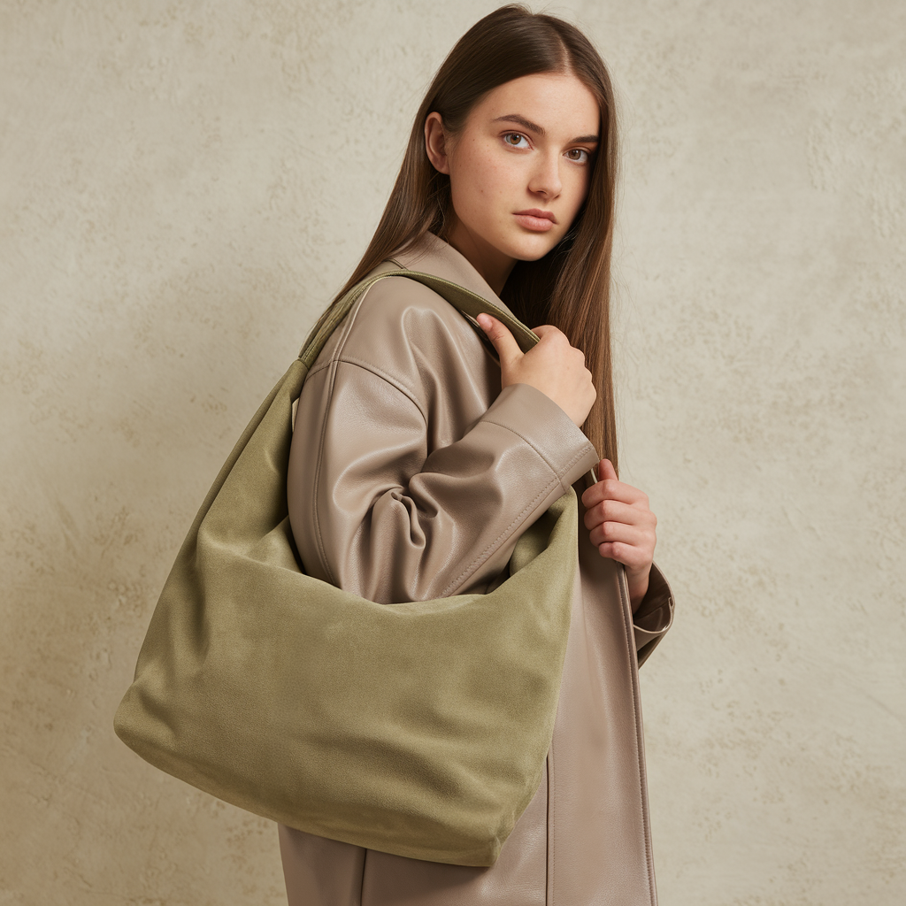 The Matilda Suede Leather Tote