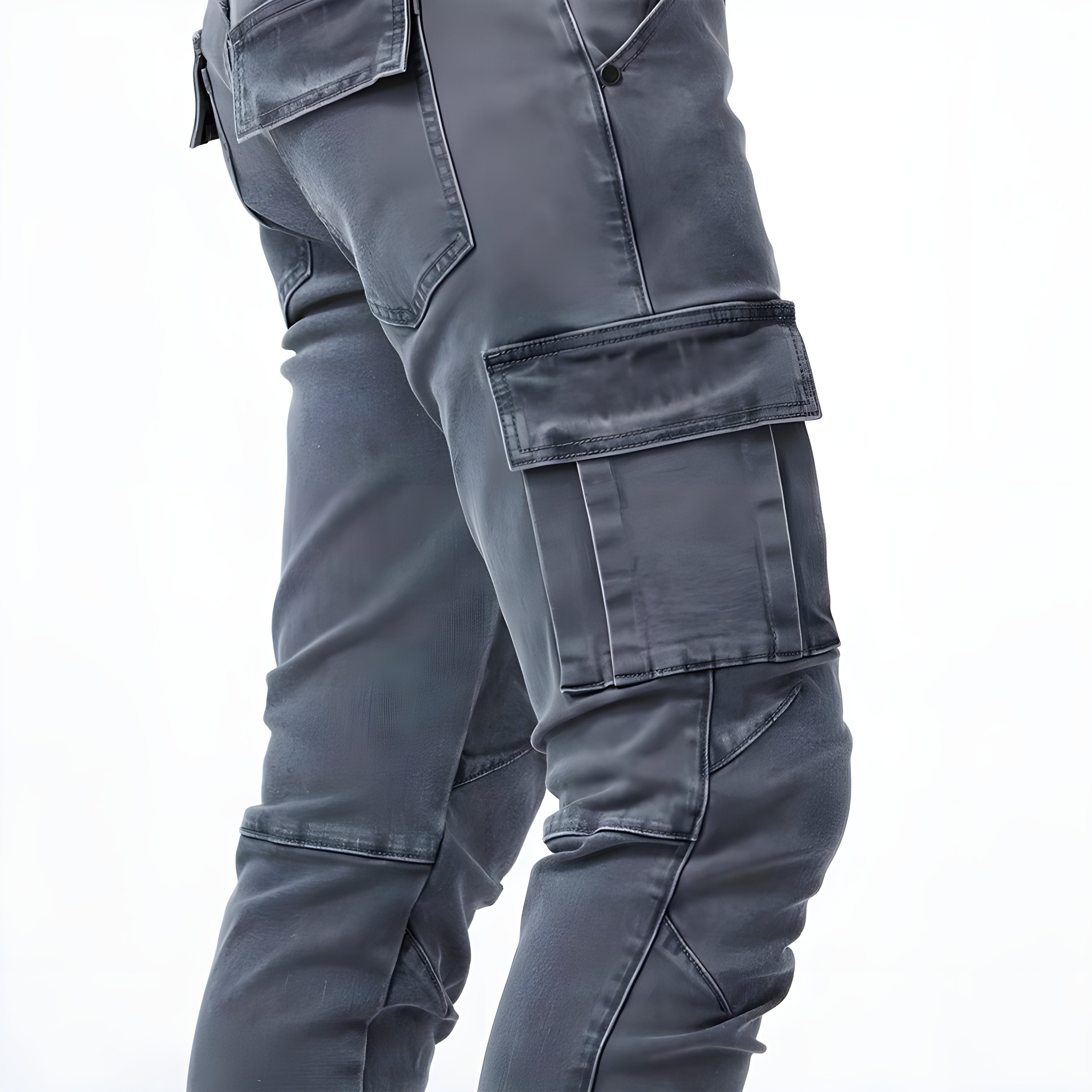 Roy Stretch Denim Cargo Pants