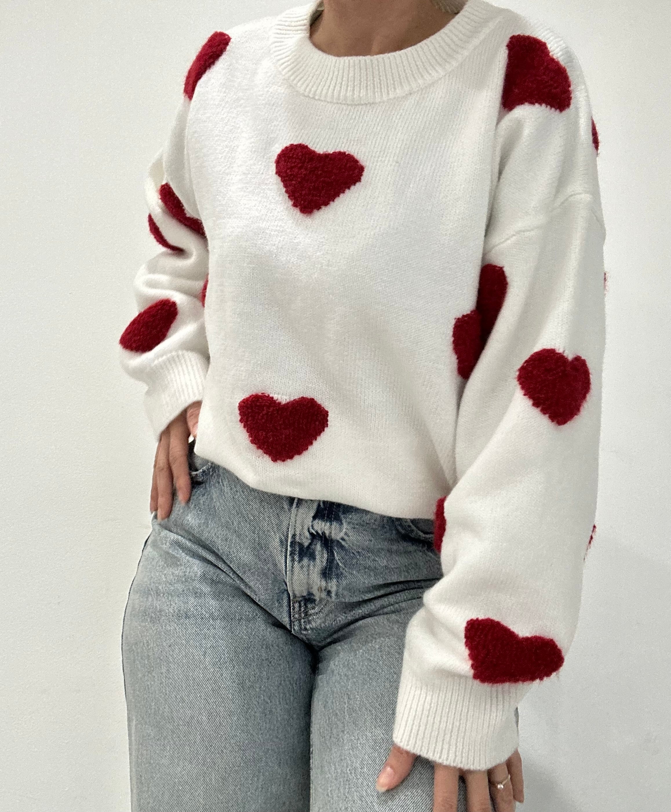 Gia Heart Sweater