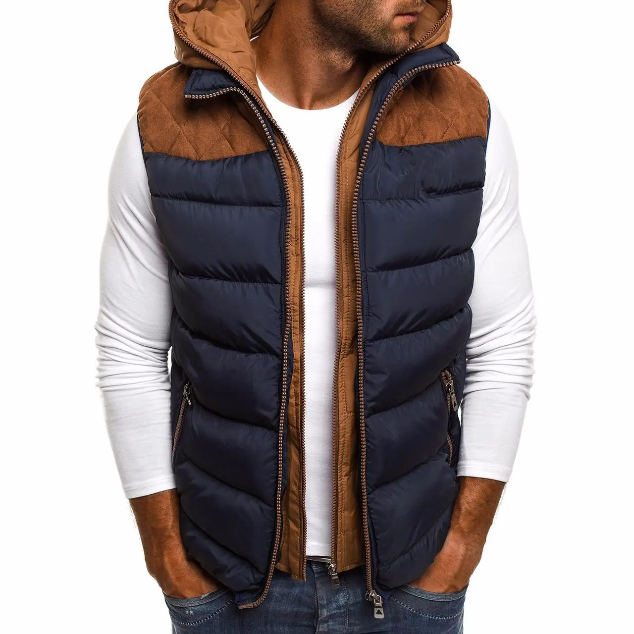 Zia Winter Windproof Hooded Vest