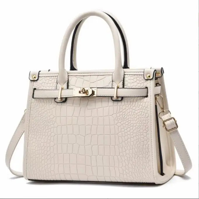 Danela Croc-Embossed Crossbody Bag