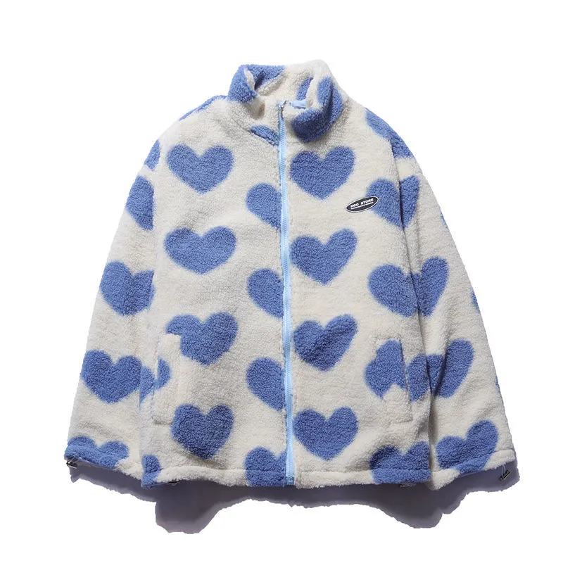 Elle Double-Sided Heart Coat