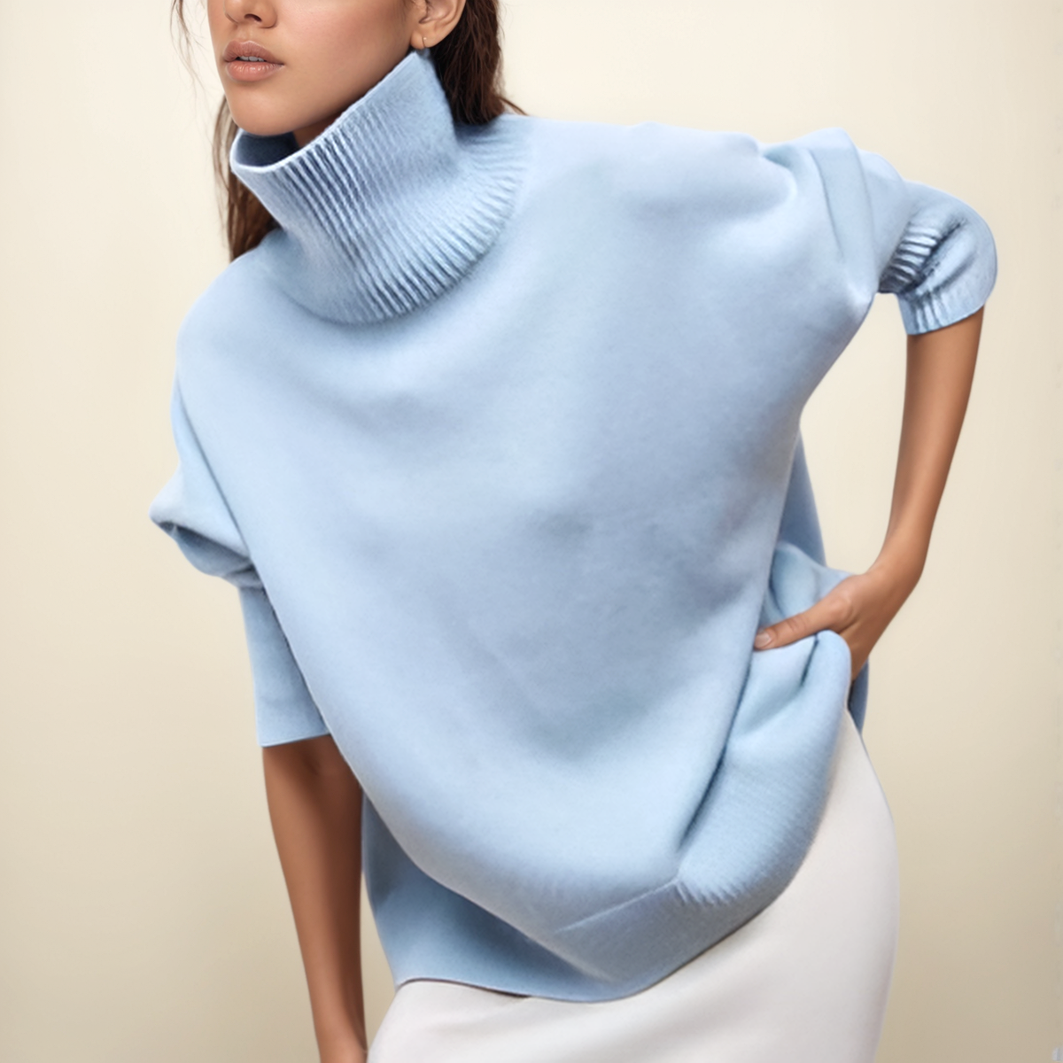 Marbella  - Turtleneck Knitted Pullover