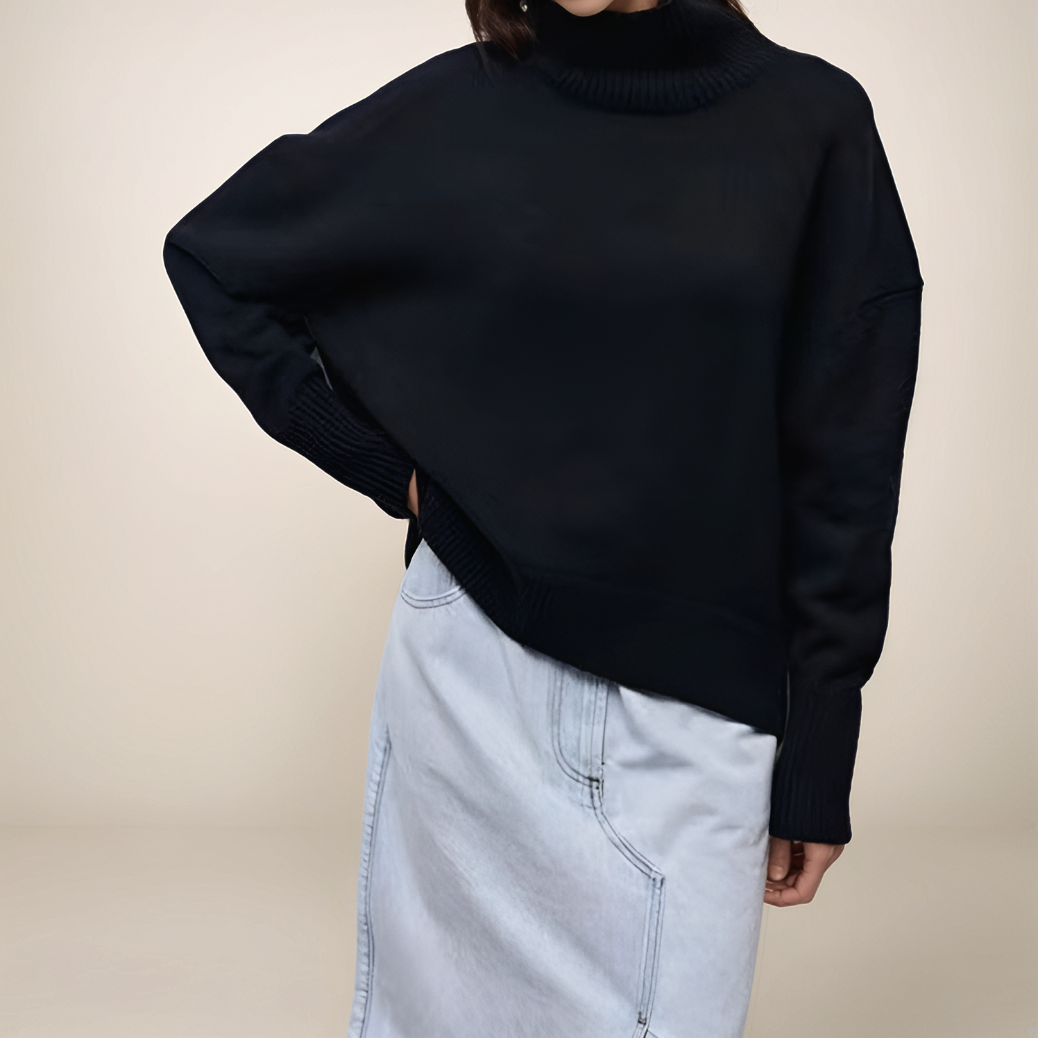 Marbella  - Turtleneck Knitted Pullover