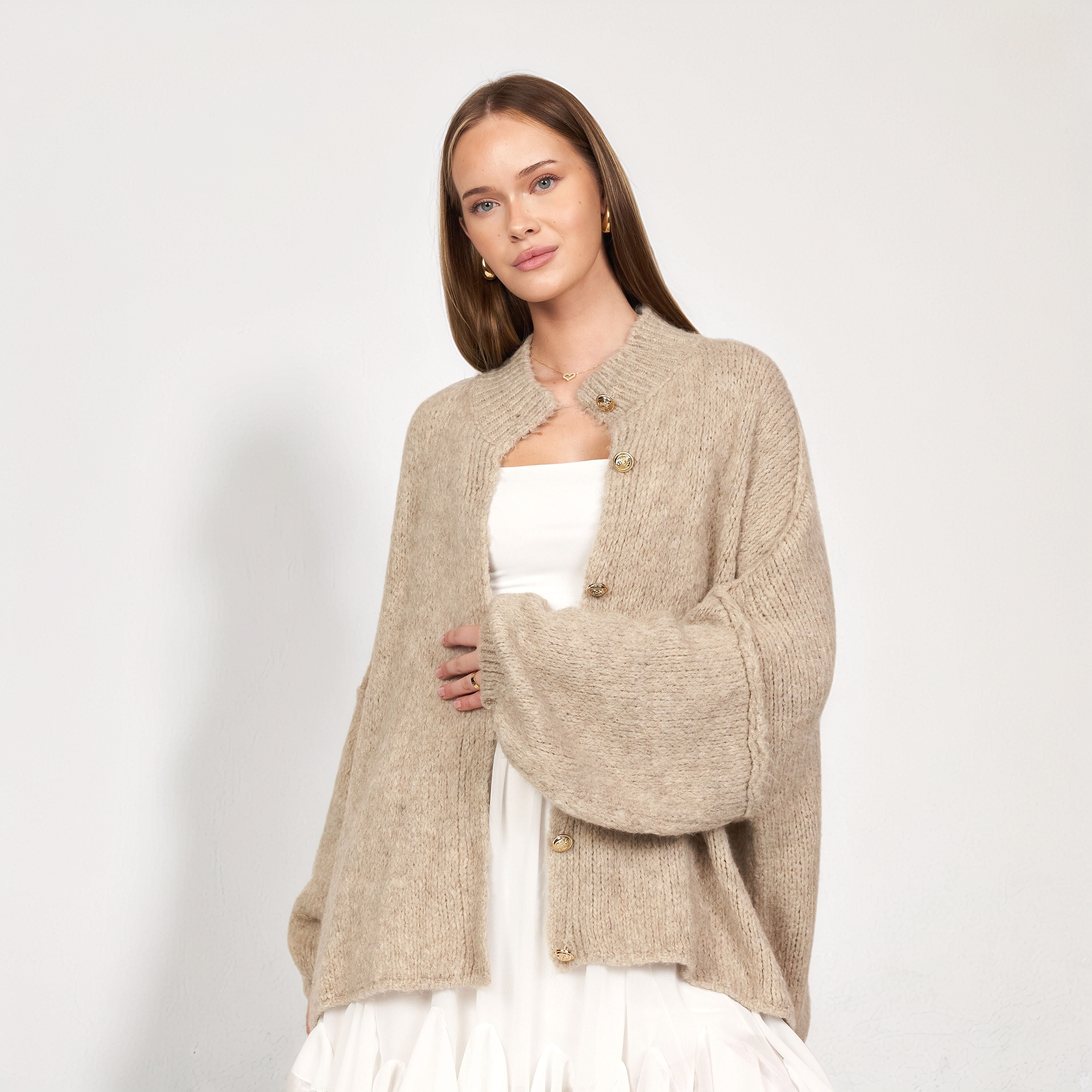 Annabel Oversized Knit Cardigan