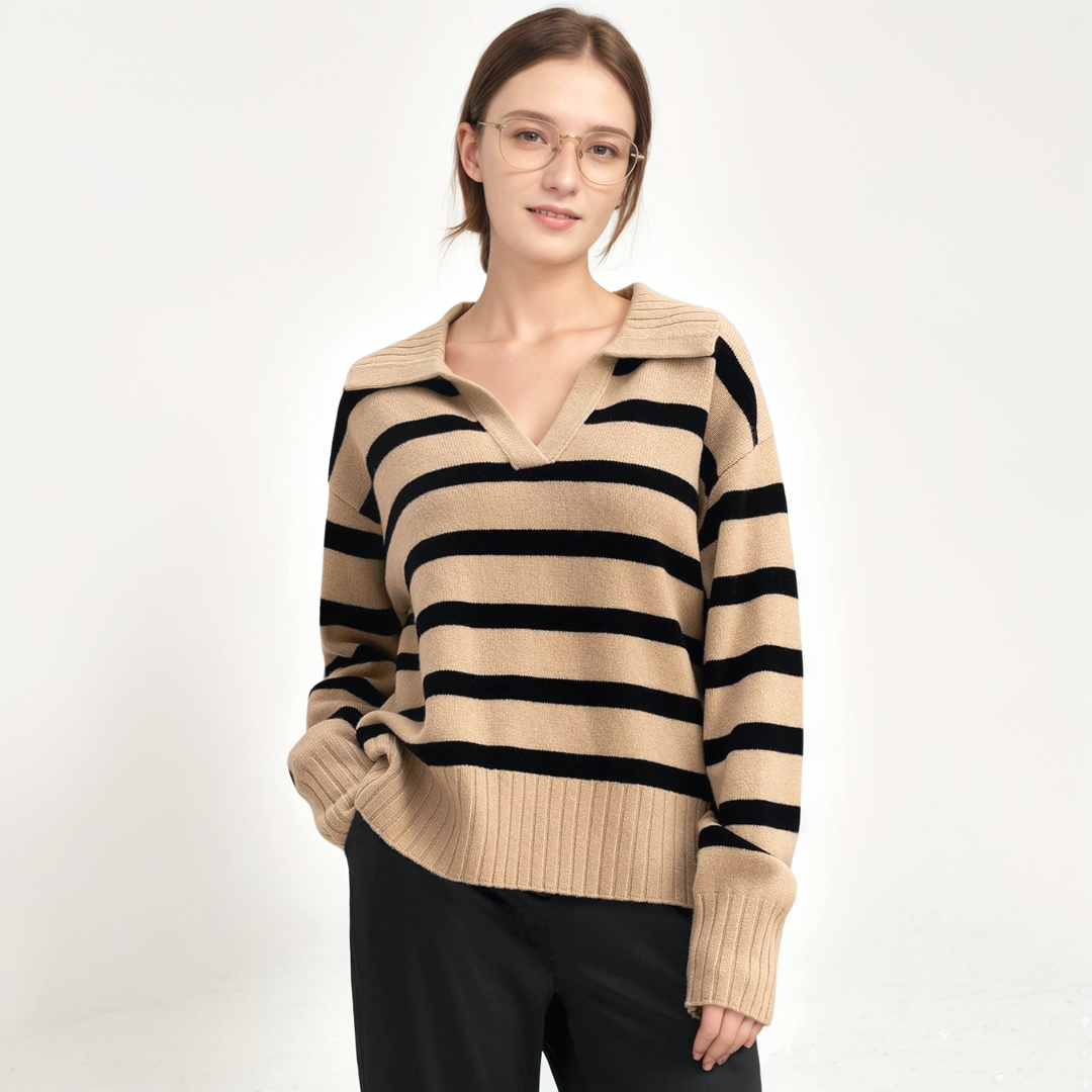 Elodie Old Money Ribbed Sweater