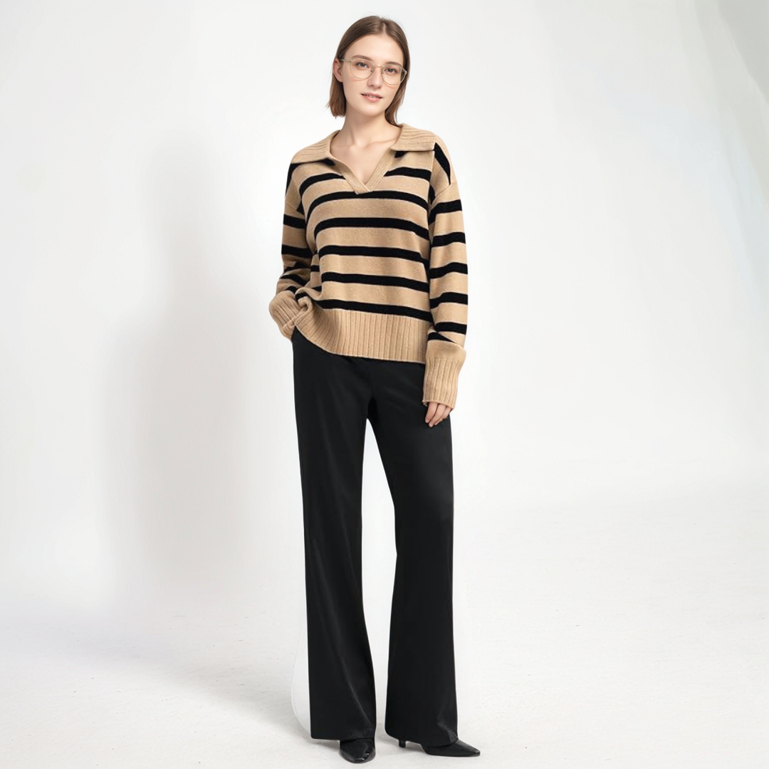 Elodie Old Money Ribbed Sweater