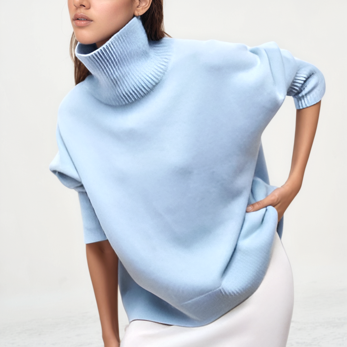 Marbella  - Turtleneck Knitted Pullover