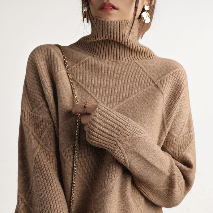 Selina Elegant Turtleneck Sweater