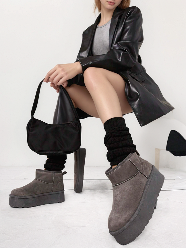 Celeste Flatform Ankle Boots