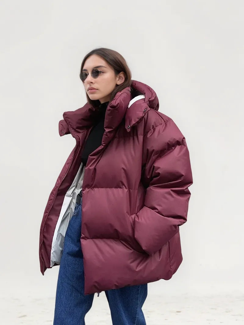 Sage Hooded Puffer jacket