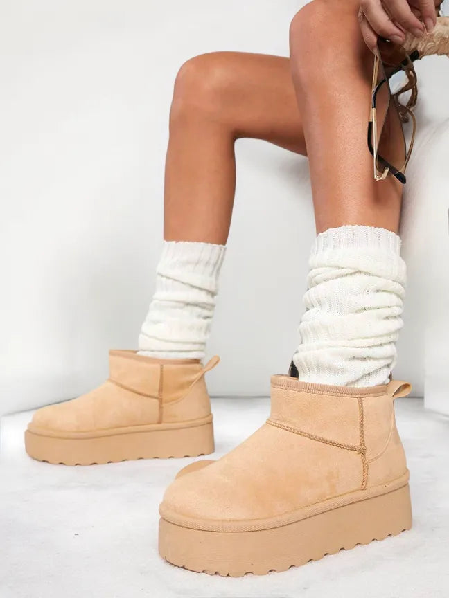 Celeste Flatform Ankle Boots