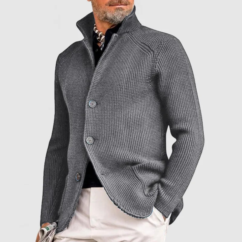 Henry Lapel Knitted Pocket Jacket