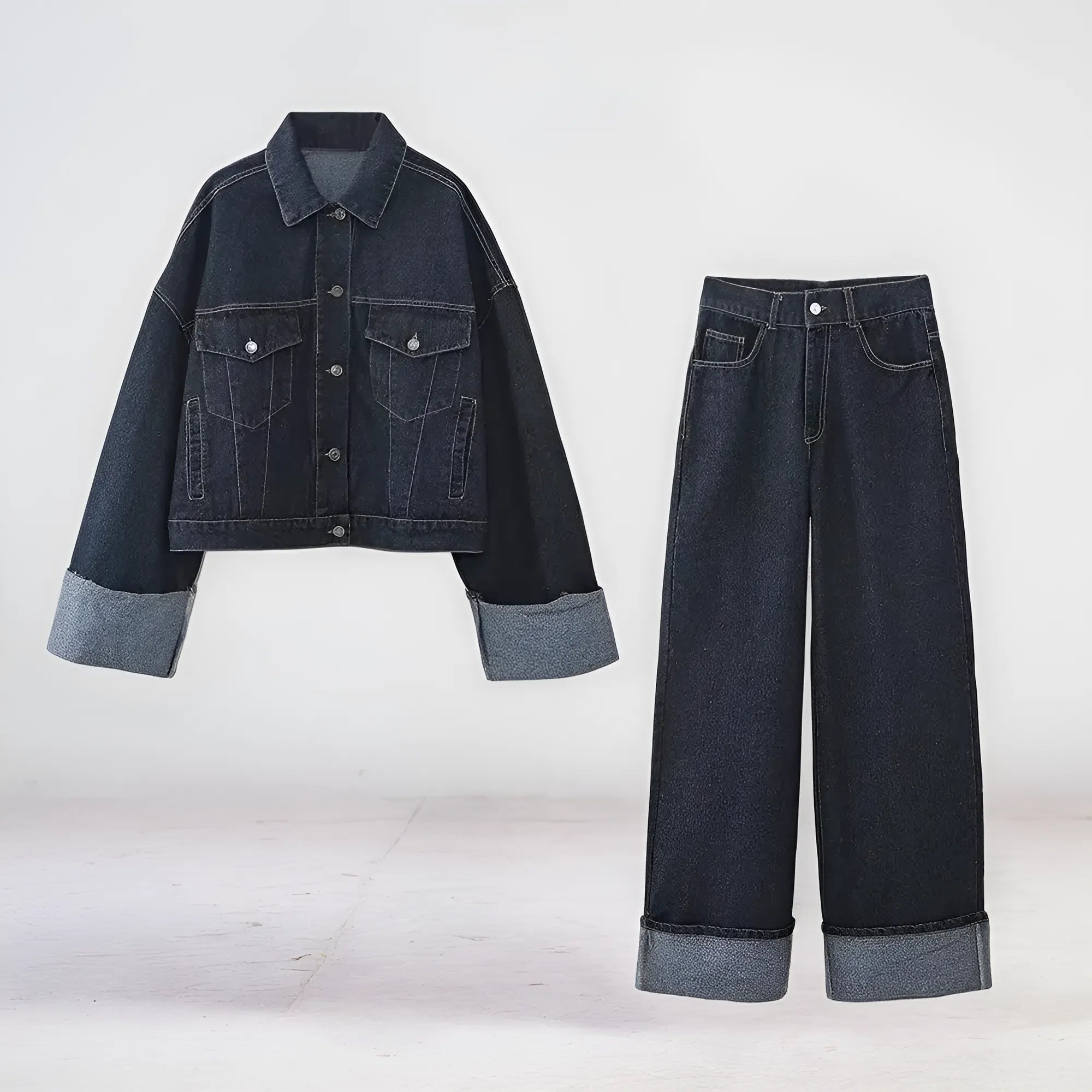 Delaney Double Denim Set