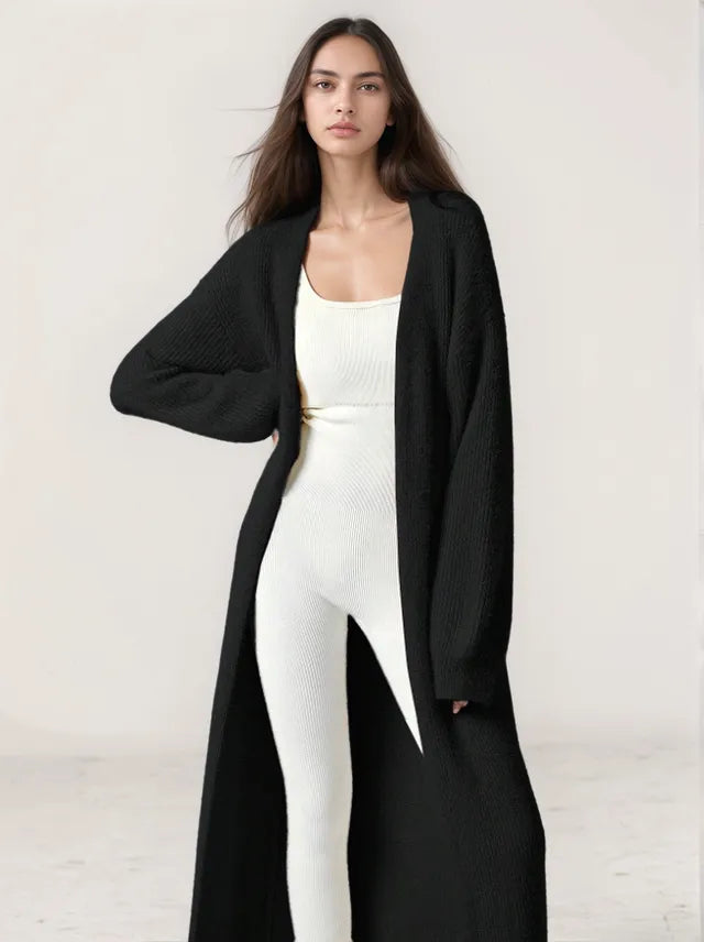 Faith Longline Knit Cashmere cardigan