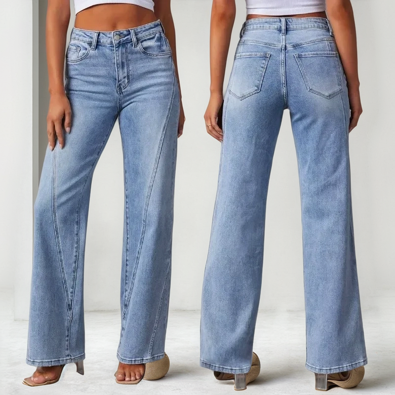 Oriana Bell Bottom Jeans