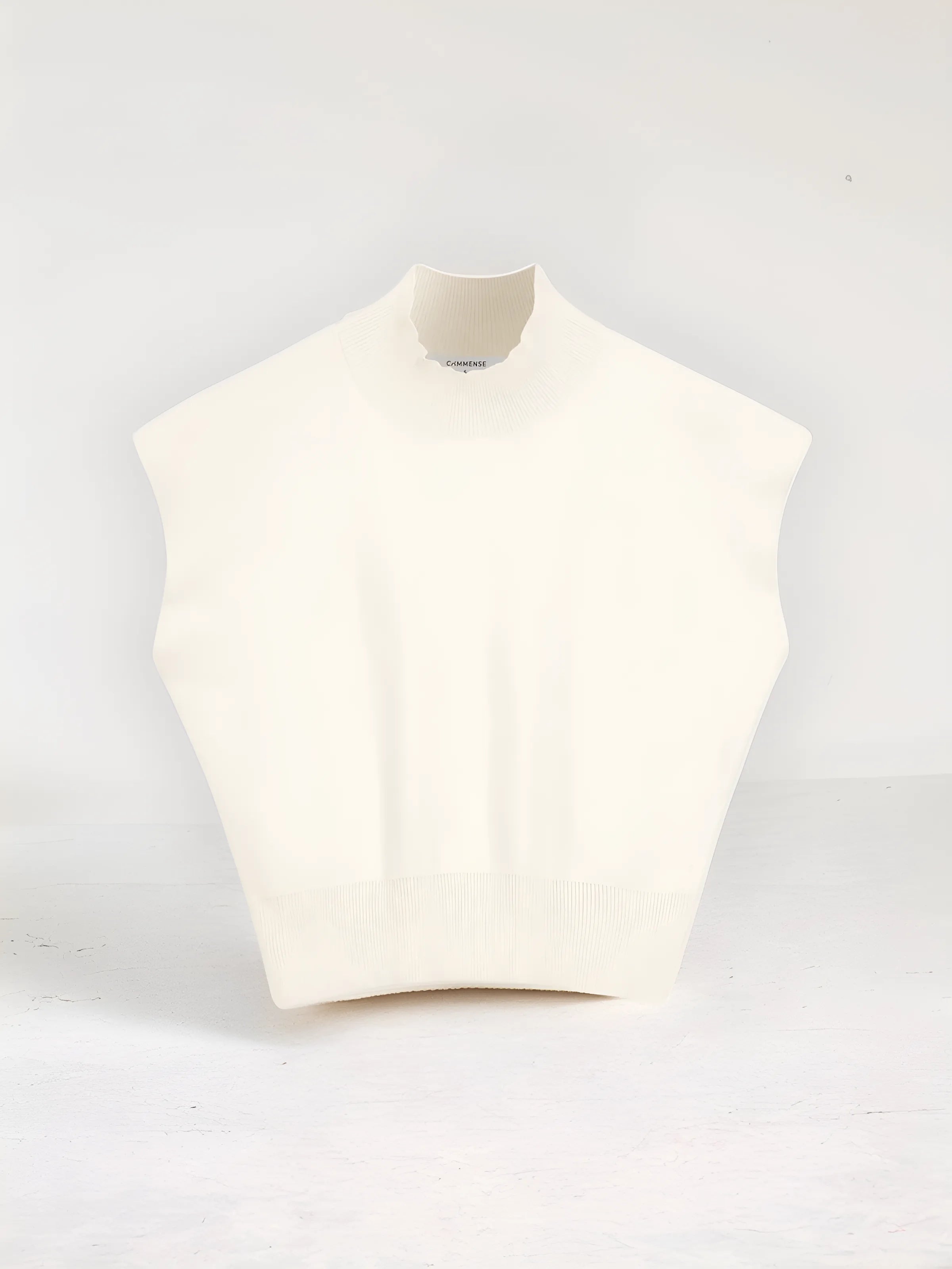 Hazel Leisurely Solid Pullover Sweater Vest