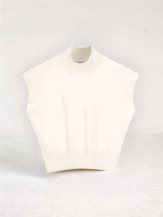 Hazel Leisurely Solid Pullover Sweater Vest