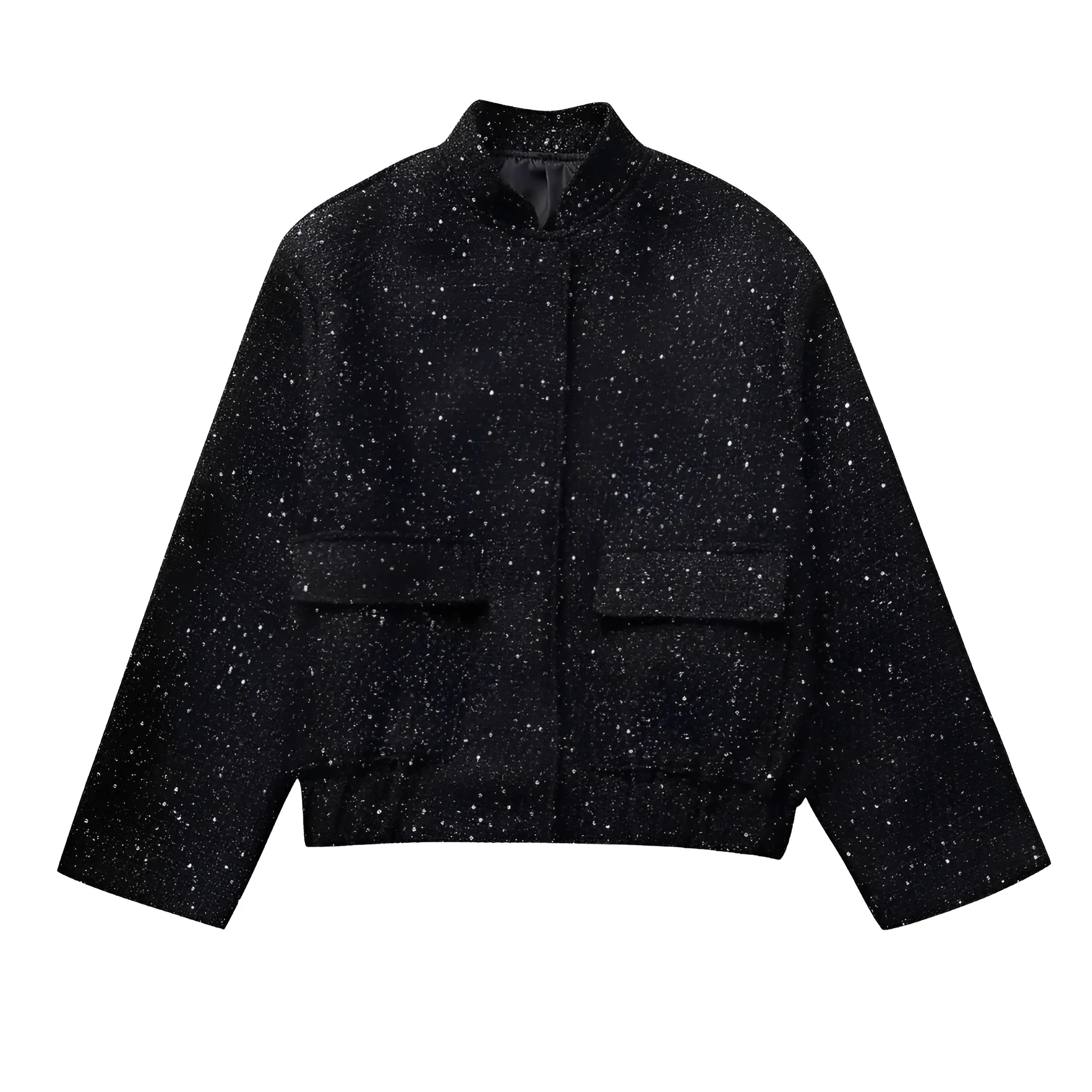 Xenia Sequin Crop Jacket