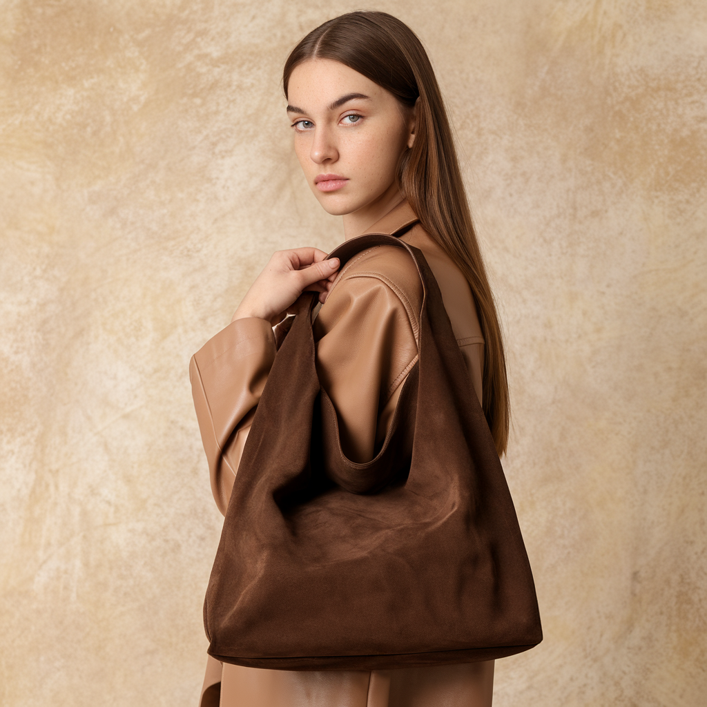 The Matilda Suede Leather Tote