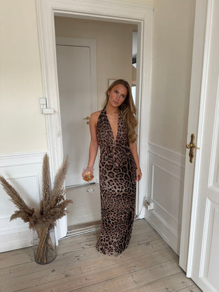 Camilla Leopard Maxi Dress