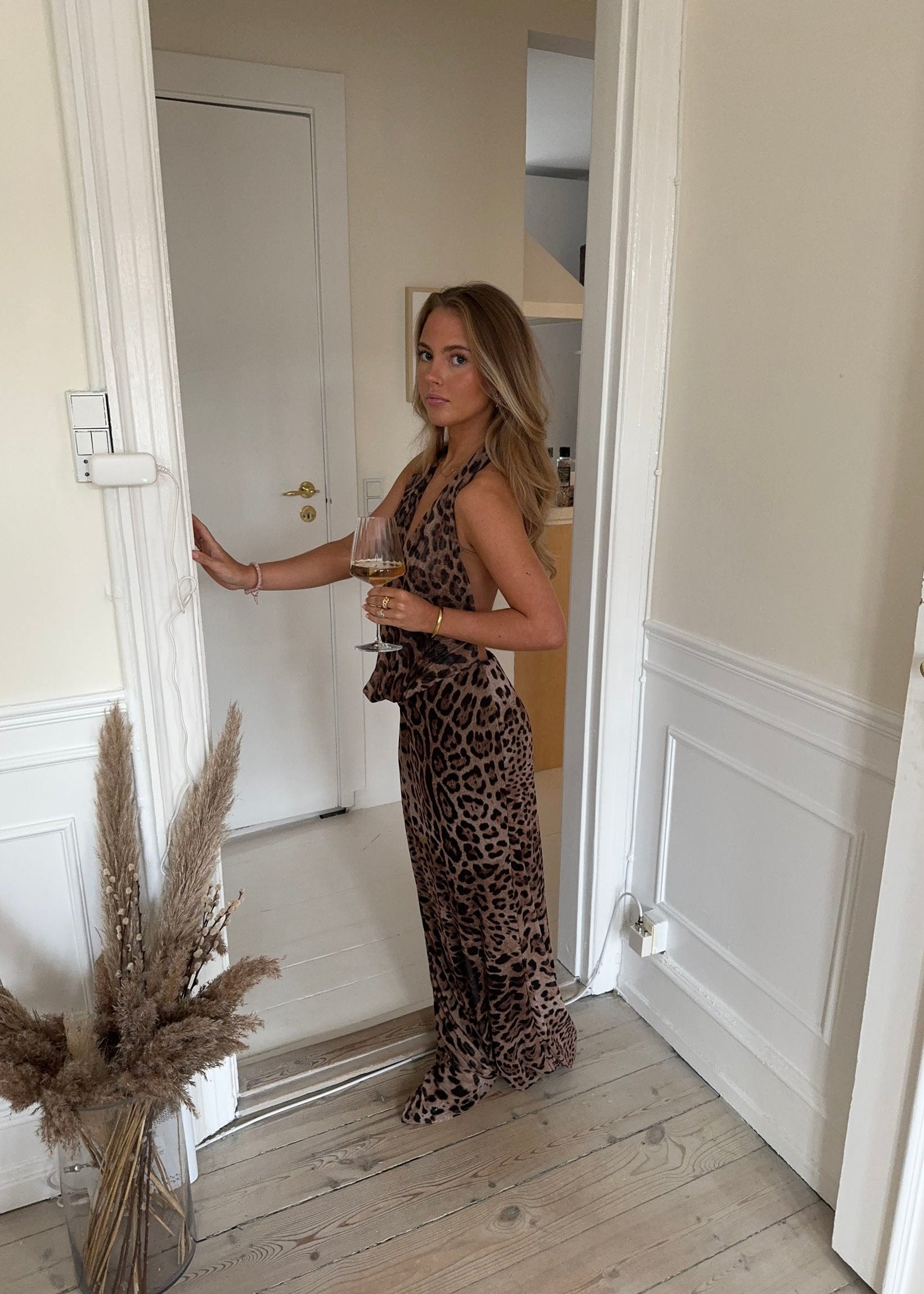 Camilla Leopard Maxi Dress