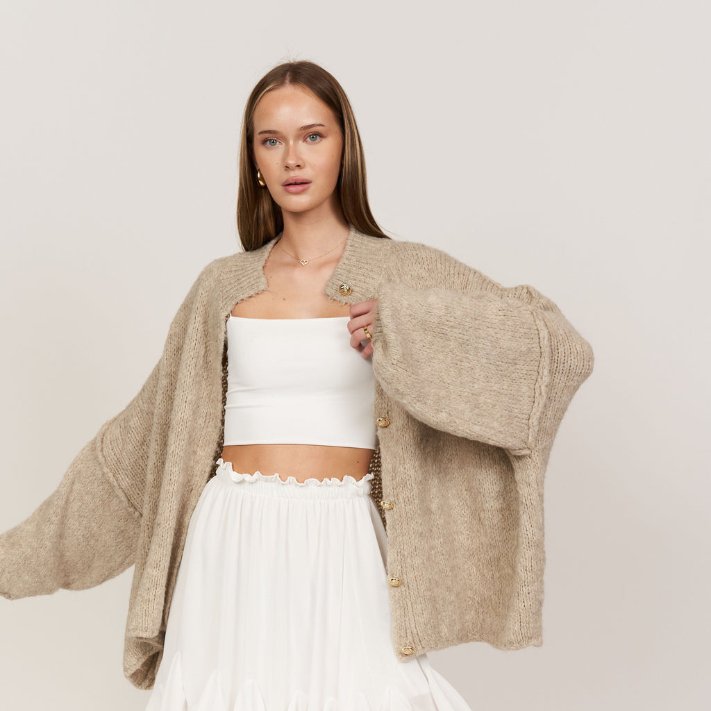 Annabel Oversized Knit Cardigan